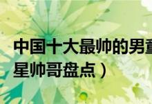 中国十大最帅的男童星（中国男童星有哪些童星帅哥盘点）