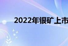 2022年银矿上市公司龙头股票有哪些