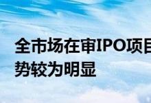 全市场在审IPO项目超千个向头部券商集中趋势较为明显