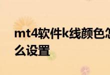 mt4软件k线颜色怎么设置 MT4指标颜色怎么设置