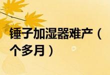 锤子加湿器难产（“加湿器”发货时间延迟一个多月）