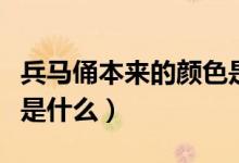 兵马俑本来的颜色是什么（兵马俑本来的颜色是什么）