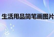 生活用品简笔画图片大全（生活用品简笔画）
