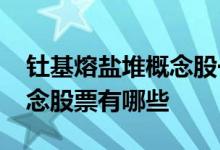 钍基熔盐堆概念股一览2022年钍基熔盐堆概念股票有哪些