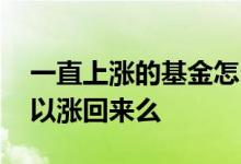 一直上涨的基金怎么补仓 跌下去的基金还可以涨回来么