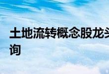 土地流转概念股龙头一览土地流转概念股价查询