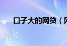 口子大的网贷（网贷大额口子有哪些）