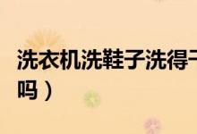洗衣机洗鞋子洗得干净吗（洗衣机洗鞋子可以吗）