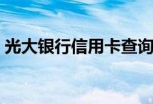 光大银行信用卡查询（光大银行信用卡查询）