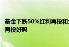 基金下跌50%红利再投和分红哪个好 基金牛市分红选择红利再投好吗