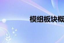 模组板块概念股有哪些（）