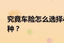 究竟车险怎么选择&#63;车险有哪些险种？