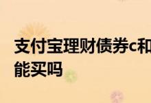 支付宝理财债券c和e啥意思 支付宝理财债券c能买吗