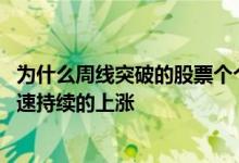 为什么周线突破的股票个个涨 为什么周线突破后股票可以快速持续的上涨