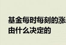 基金每时每刻的涨跌由谁确定的 基金涨跌是由什么决定的
