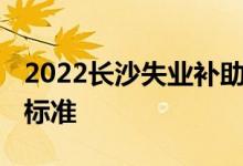 2022长沙失业补助金领取条件及标准 附发放标准 