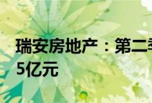 瑞安房地产：第二季度合约物业销售额119.85亿元
