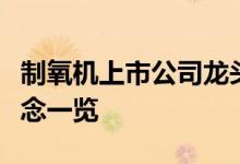 制氧机上市公司龙头有哪些制氧机上市公司概念一览