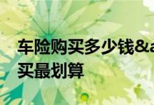 车险购买多少钱&#32;第二年车险怎么买最划算