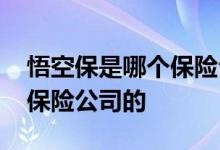 悟空保是哪个保险公司推出的 悟空保是哪个保险公司的