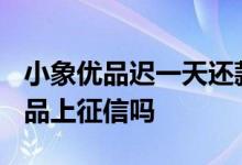 小象优品迟一天还款上征信吗 2020年小象优品上征信吗