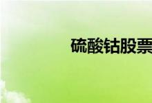 硫酸钴股票概念有哪些（）