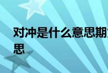 对冲是什么意思期货相关业务 对冲是什么意思