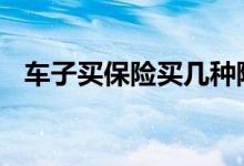 车子买保险买几种险 买保险要买哪个险好