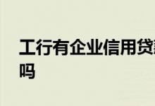 工行有企业信用贷款吗 工行有企业信用贷款吗