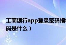 工商银行app登录密码指银行卡密码（工商银行app登陆密码是什么）