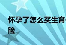 怀孕了怎么买生育保险 怀孕了怎么买生育保险