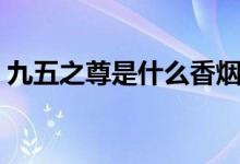 九五之尊是什么香烟（九五之尊是什么意思）