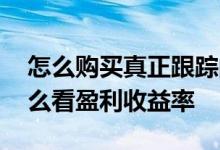 怎么购买真正跟踪的指数基金 指数型基金怎么看盈利收益率