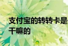 支付宝的转转卡是什么东西 支付宝转转卡是干嘛的