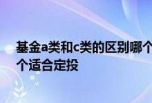基金a类和c类的区别哪个适合定投 基金a类和c类的区别哪个适合定投