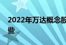 2022年万达概念股龙头一览万达概念股有哪些