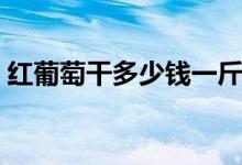 红葡萄干多少钱一斤（红乳葡萄一斤多少钱）