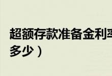 超额存款准备金利率（超额存款准备金利率是多少）