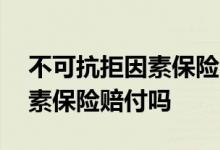 不可抗拒因素保险公司可以赔吗 不可抗拒因素保险赔付吗