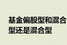 基金偏股型和混合型有什么区别 基金买偏股型还是混合型