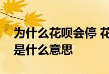为什么花呗会停 花呗突然停用说是违规操作是什么意思