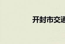  开封市交通违章处理指南 