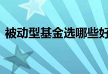 被动型基金选哪些好 被动型基金看什么指标
