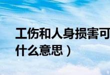 工伤和人身损害可以同时获得吗（公司hr是什么意思）