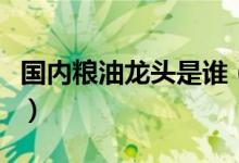 国内粮油龙头是谁（粮食农业板块股票一览表）