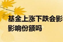 基金上涨下跌会影响份额吗 基金上涨下跌会影响份额吗