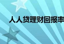 人人贷理财回报率（人人贷理财安全吗）