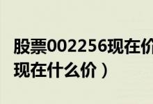 股票002256现在价格多少（*ST兆新002256现在什么价）