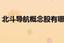 北斗导航概念股有哪些（相关概念股票一览）