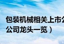 包装机械相关上市公司有哪些（包装机械上市公司龙头一览）